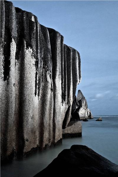 Photograph Des Kleineibst Granite Rocks on One Eyeland